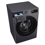 Top perspective view with detergent port open