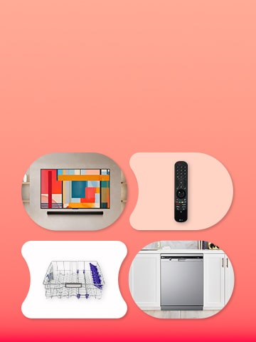 Picture of the LG Products and genuine accessories.