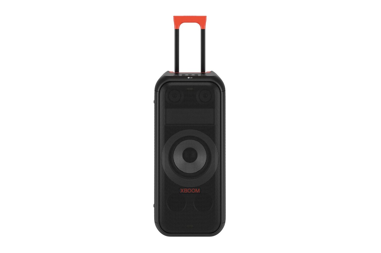 front view with handle extended