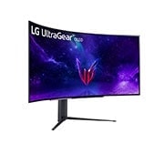 LG شاشة ألعاب منحنية UltraGear™ OLED مقاس 45 بوصة بدقة WQHD مع معدل تحديث يبلغ 240 هرتز ووقت استجابة يبلغ 0.03 مللي ثانية, 45GR95QE-B