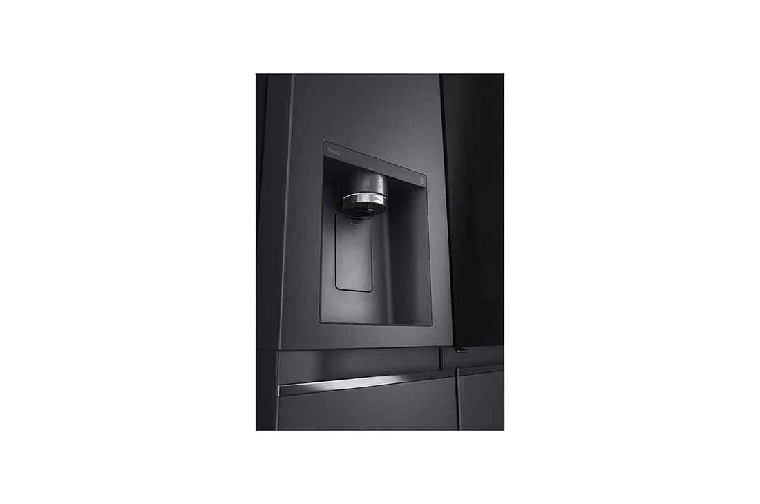 LG 25.5 Cu.Ft, Side By Side Refrigerator, Platinum Silver  Color, InstaView, Hygiene Fresh+, Inverter Linear Compressor, LS32HVDMLV