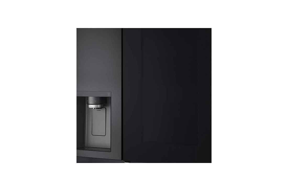 LG 25.5 Cu.Ft, Side By Side Refrigerator, Platinum Silver  Color, InstaView, Hygiene Fresh+, Inverter Linear Compressor, LS32HVDMLV