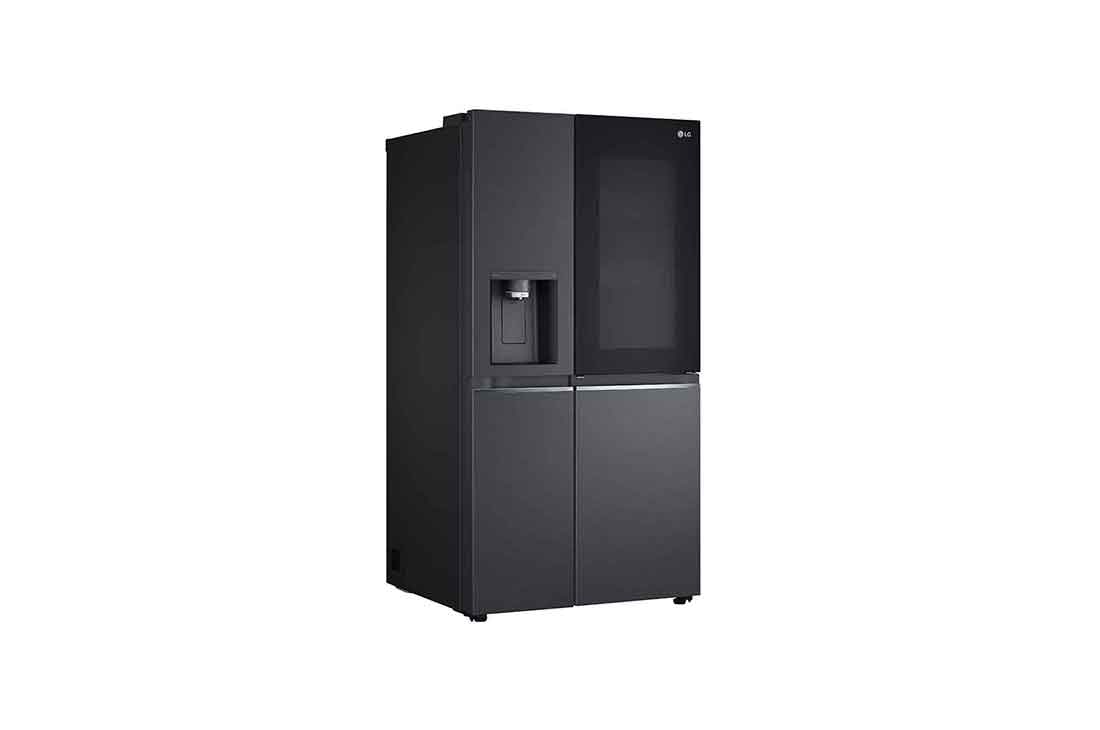 LG 25.5 Cu.Ft, Side By Side Refrigerator, Platinum Silver  Color, InstaView, Hygiene Fresh+, Inverter Linear Compressor, LS32HVDMLV
