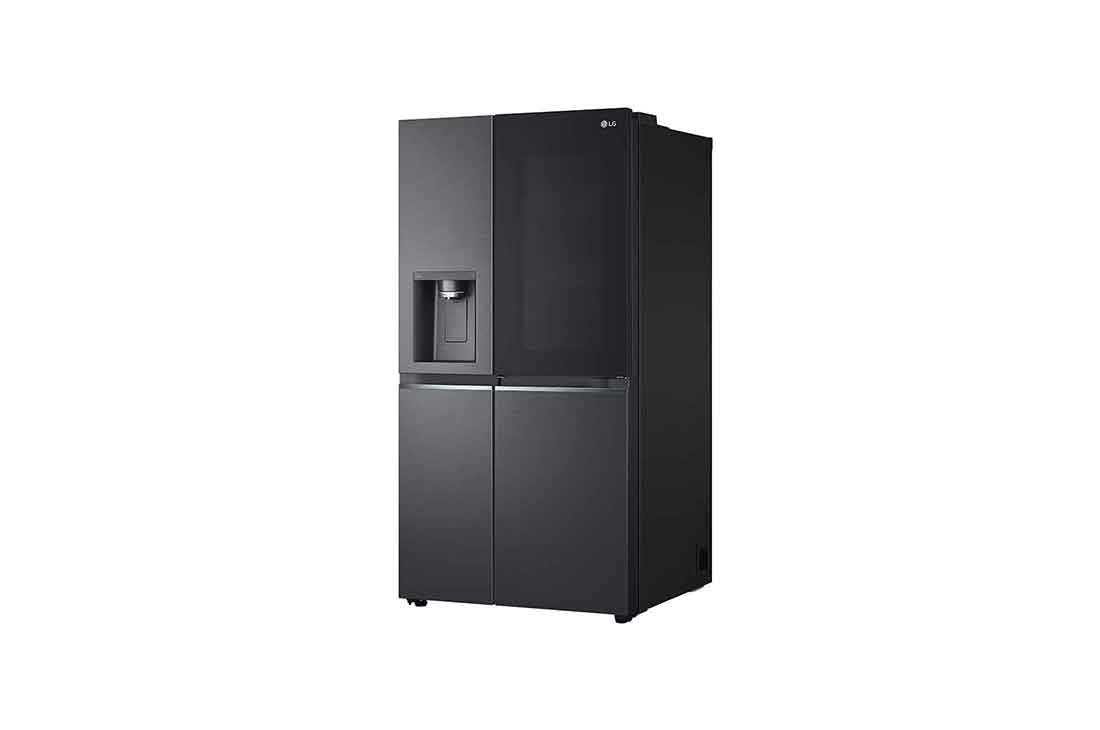 LG 25.5 Cu.Ft, Side By Side Refrigerator, Platinum Silver  Color, InstaView, Hygiene Fresh+, Inverter Linear Compressor, LS32HVDMLV