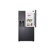 LG 25.5 Cu.Ft, Side By Side Refrigerator, Platinum Silver  Color, InstaView, Hygiene Fresh+, Inverter Linear Compressor, LS32HVDMLV