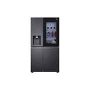 LG 25.5 Cu.Ft, Side By Side Refrigerator, Platinum Silver  Color, InstaView, Hygiene Fresh+, Inverter Linear Compressor, LS32HVDMLV