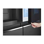 LG 25.5 Cu.Ft, Side By Side Refrigerator, Platinum Silver  Color, InstaView, Hygiene Fresh+, Inverter Linear Compressor, LS32HVDMLV