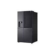 LG 25.5 Cu.Ft, Side By Side Refrigerator, Platinum Silver  Color, InstaView, Hygiene Fresh+, Inverter Linear Compressor, LS32HVDMLV