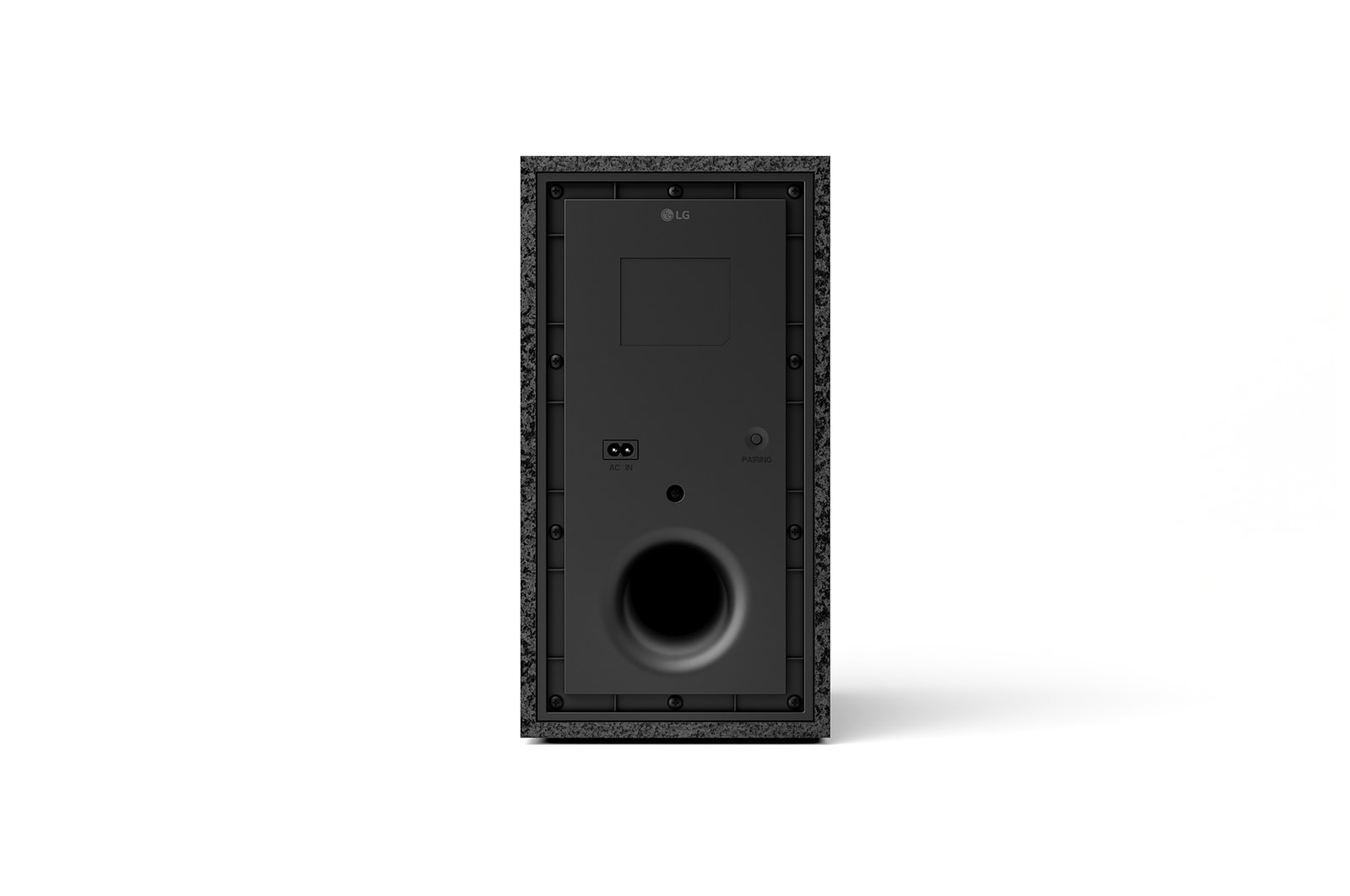 Back view of subwoofer