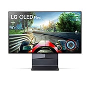 LG إل جي أوليد Flex ٤٢ بوصة 4K تلفاز ذكي، شاشة بتصميم قابل للثني، معالج a9 Gen5 للذكاء الإصطناعي., 42LX3Q6LA