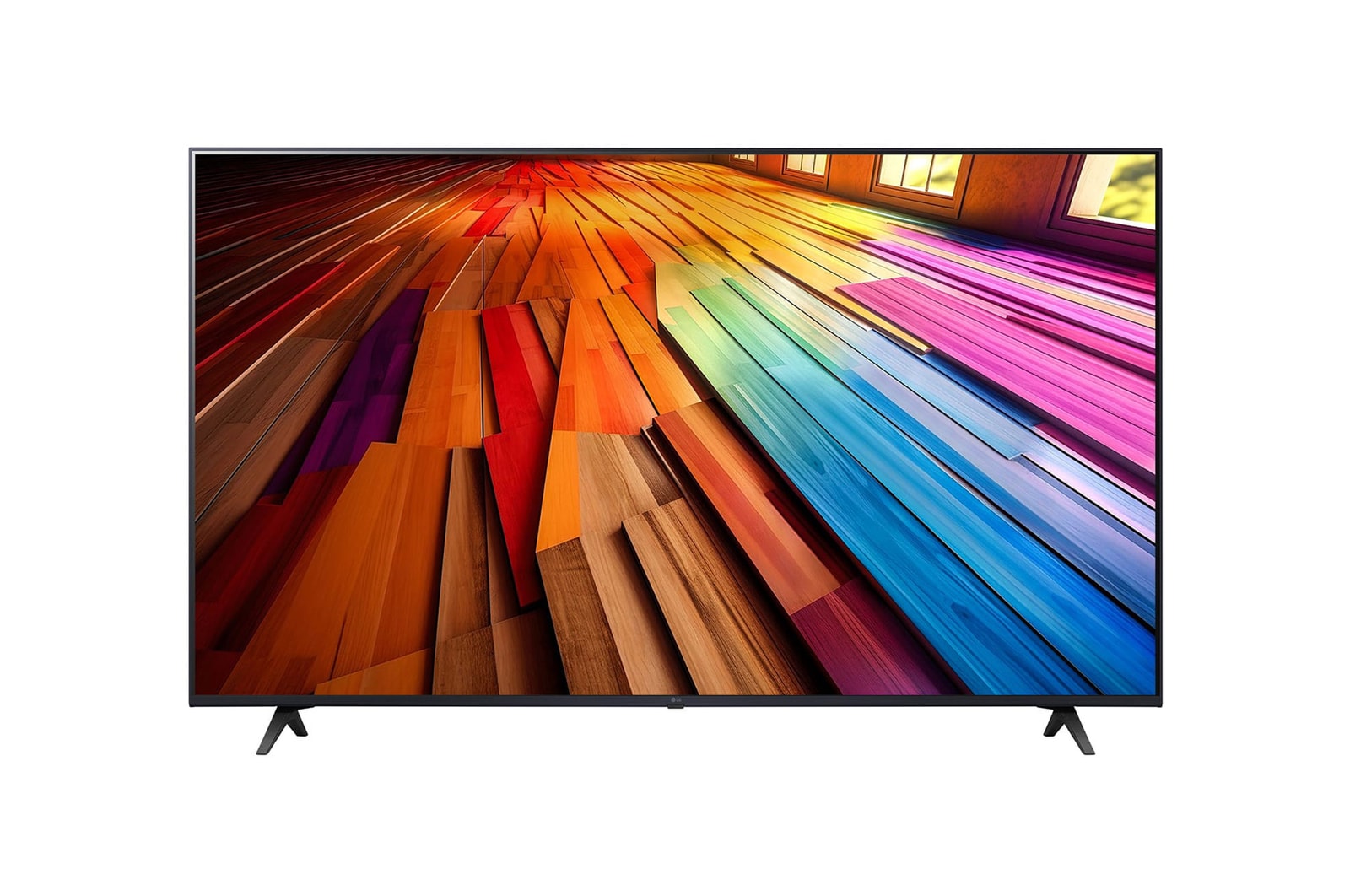 صورة أمامية لتلفزيون LG UHD TV، طراز UT80