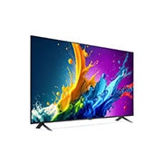 صورة أمامية لتلفزيون LG QNED TV، وQNED80