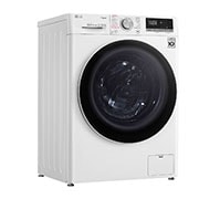 LG غسالة سعة 9 كجم مع مجفف سعة 6 كجم، غسالة ذات تحميل أمامي مع AI DD™‎، لون أبيض, WSV0906WH