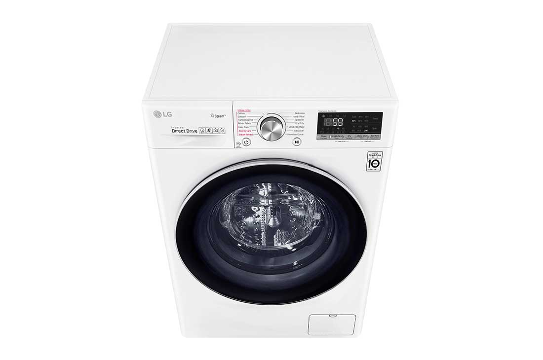 LG  سعة 10.5 كجم | مجفف سعة 7 كجم | تحميل أمامي | AI DD™‎, WSV1107WHT