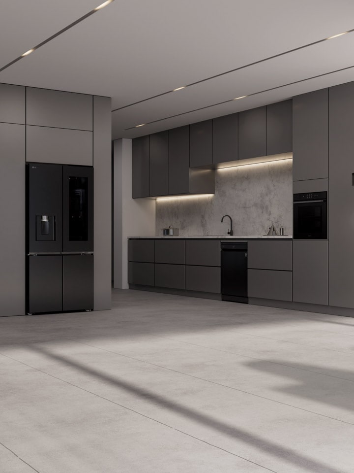 AI Core-Tech chipset with glowing purple circuitry radiating outward on a dark circuit board background	