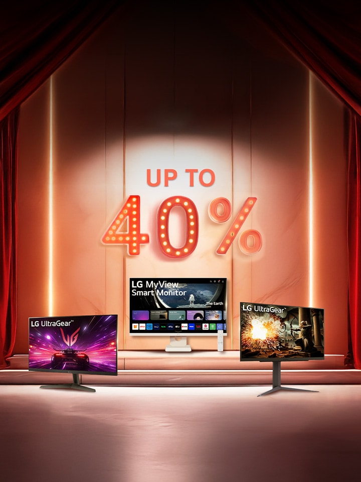 Get up to 40% off on LG Monitors!