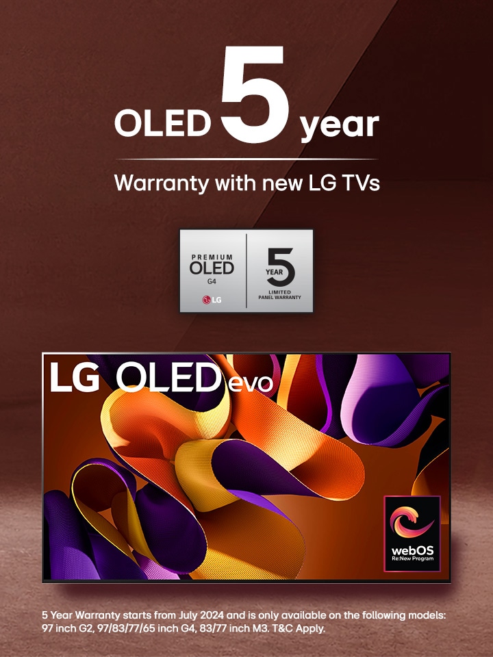 5 Years Warranty on Oled 