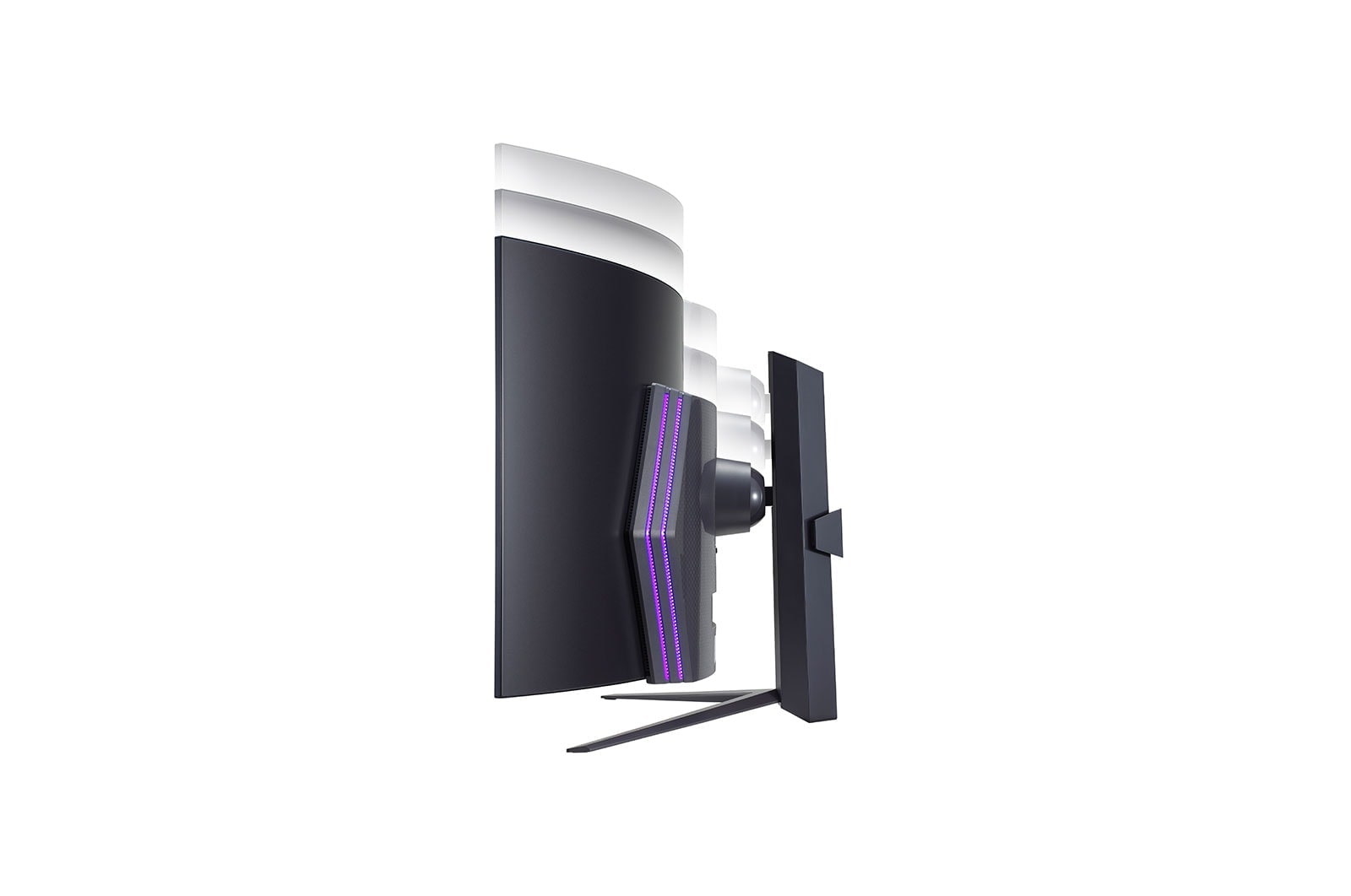 LG 45'' UltraGear™ OLED Curved Gaming Monitor WQHD with 240Hz Refresh Rate .03ms Response Time, 45GR95QE-B