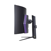 LG 45'' UltraGear™ OLED Curved Gaming Monitor WQHD with 240Hz Refresh Rate .03ms Response Time, 45GR95QE-B