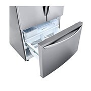 LG 22.6 Cu.Ft, Multi Door Refrigerator, Plantinum Silver Color , Door Cooling+, Inverter Linear Compressor , LM293BBSLN
