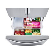 LG 22.6 Cu.Ft, Multi Door Refrigerator, Plantinum Silver Color , Door Cooling+, Inverter Linear Compressor , LM293BBSLN