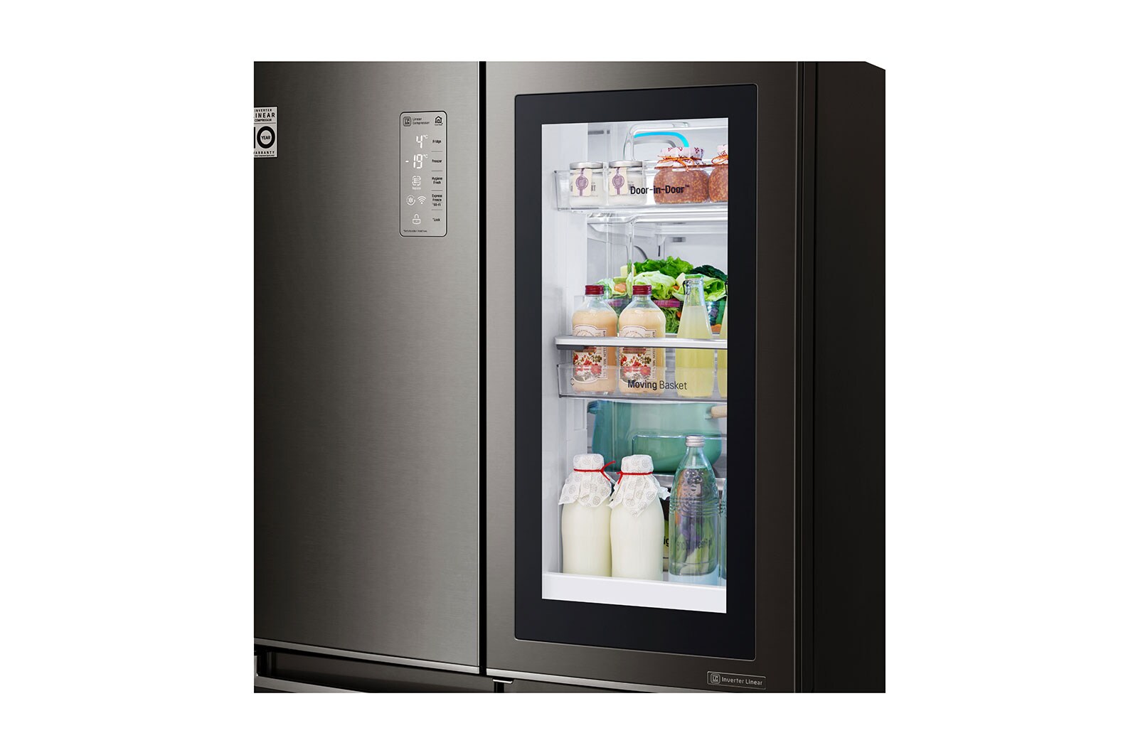 LG 26.7 cu.ft | Door-In- Door | Instaview | Inverter Linear Compressor, LM334VBMLD