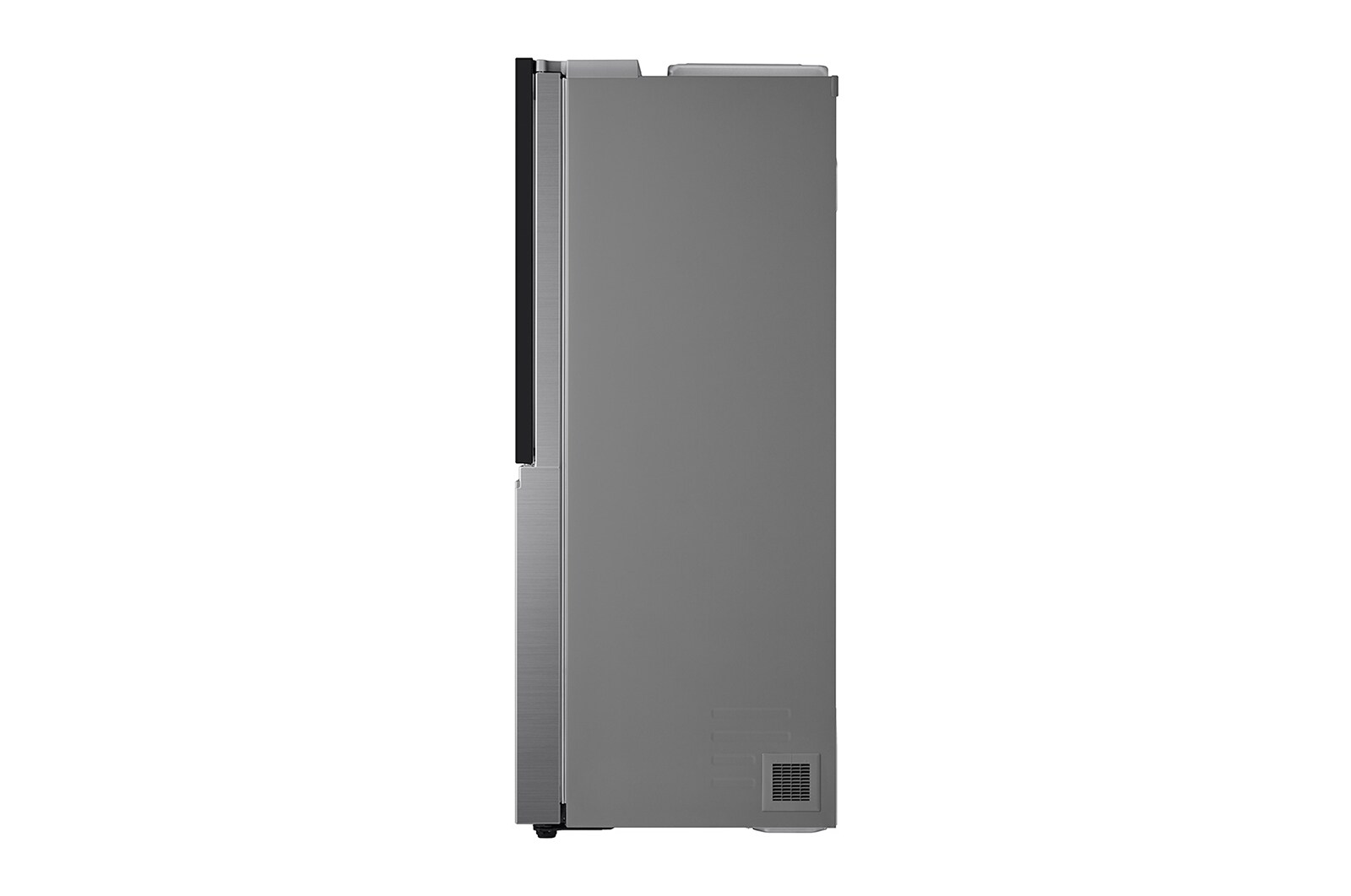 LG 21.7 Cu.Ft, Side By Side Refrigerator, Platinum Silver  Color, InstaView, Hygiene Fresh+, Inverter Linear Compressor, LS25HVLVLV