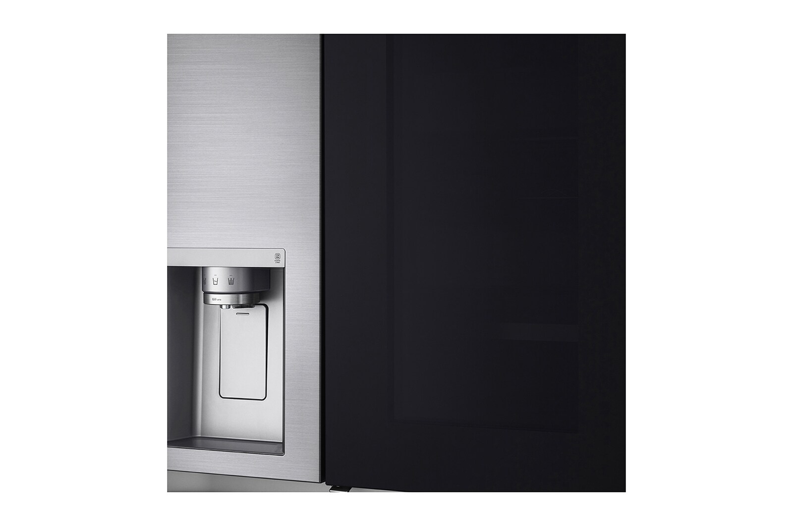 LG 21.7 Cu.Ft, Side By Side Refrigerator, Platinum Silver  Color, InstaView, Hygiene Fresh+, Inverter Linear Compressor, LS25HVLVLV