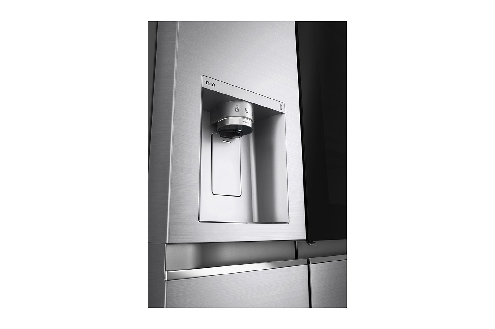 LG 21.7 Cu.Ft, Side By Side Refrigerator, Platinum Silver  Color, InstaView, Hygiene Fresh+, Inverter Linear Compressor, LS25HVLVLV