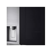 LG 21.7 Cu.Ft, Side By Side Refrigerator, Platinum Silver  Color, InstaView, Hygiene Fresh+, Inverter Linear Compressor, LS25HVLVLV