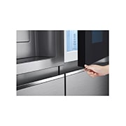 LG 21.7 Cu.Ft, Side By Side Refrigerator, Platinum Silver  Color, InstaView, Hygiene Fresh+, Inverter Linear Compressor, LS25HVLVLV