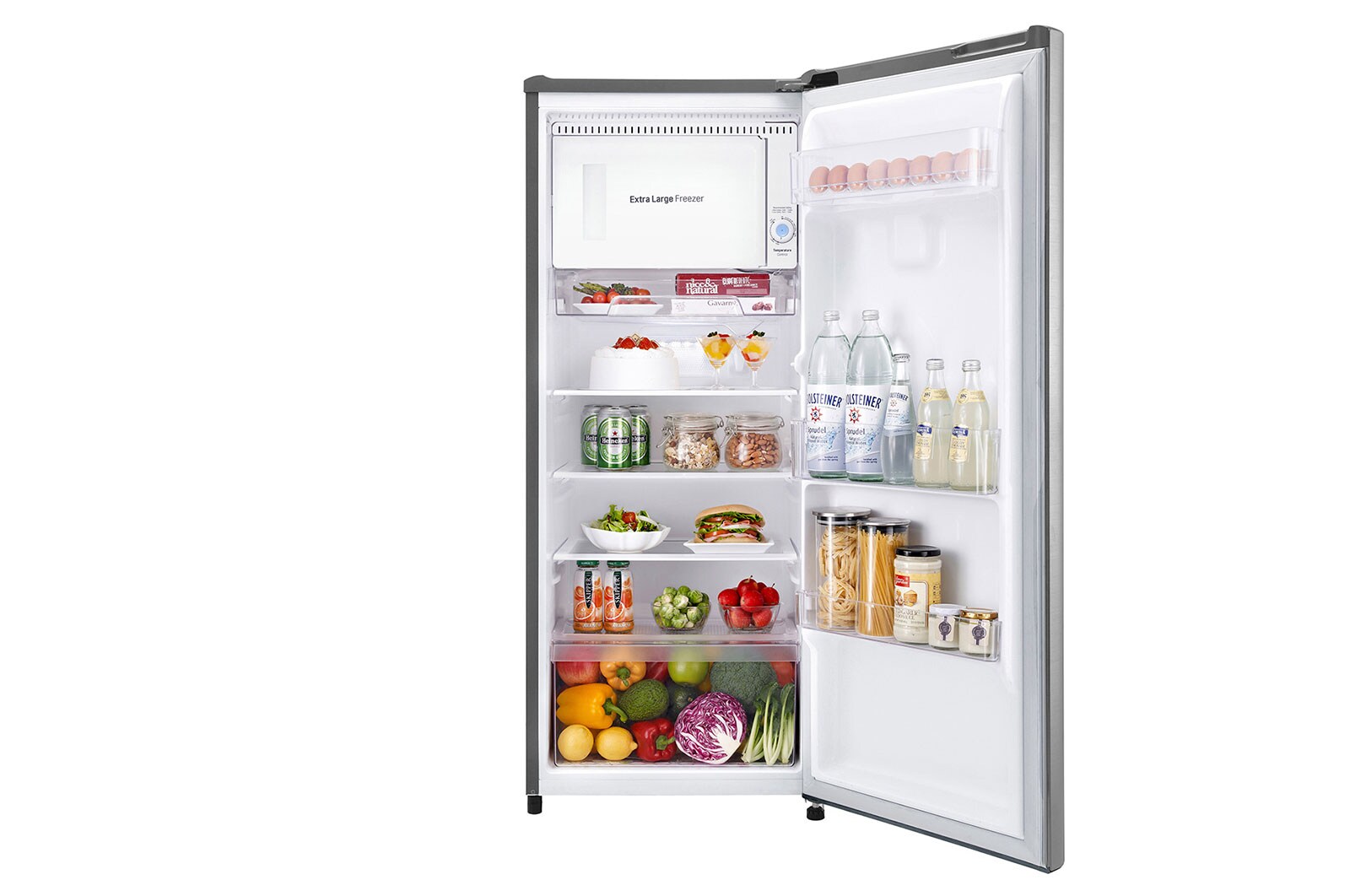 LG 6.9 Cu.Ft | Top Freezer | Smart Diagnosis | Inverter Compressor, LTT7CBBSI