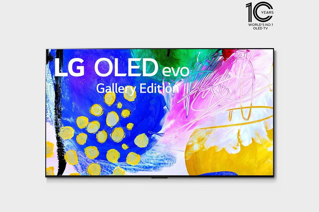 LG 4K OLED Smart TV 65 inch Series G2 with gallery design, a9 Gen5 4K Processor, G-Sync & FreeSync for gaming. 1ms response time., OLED65G26LA