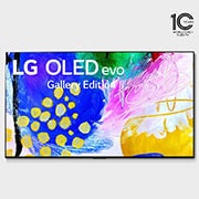 LG 4K OLED Smart TV 65 inch Series G2 with gallery design, a9 Gen5 4K Processor, G-Sync & FreeSync for gaming. 1ms response time., OLED65G26LA