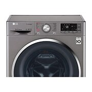 LG 9kg Front load washing machine, Silver Color, TurboWash™, SmartThinQ (Wi-Fi), WFS0914XMN