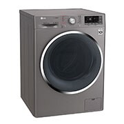 LG 9kg Front load washing machine, Silver Color, TurboWash™, SmartThinQ (Wi-Fi), WFS0914XMN