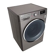 LG 9kg Front load washing machine, Silver Color, TurboWash™, SmartThinQ (Wi-Fi), WFS0914XMN