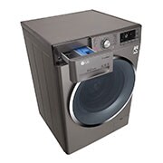 LG 9kg Front load washing machine, Silver Color, TurboWash™, SmartThinQ (Wi-Fi), WFS0914XMN