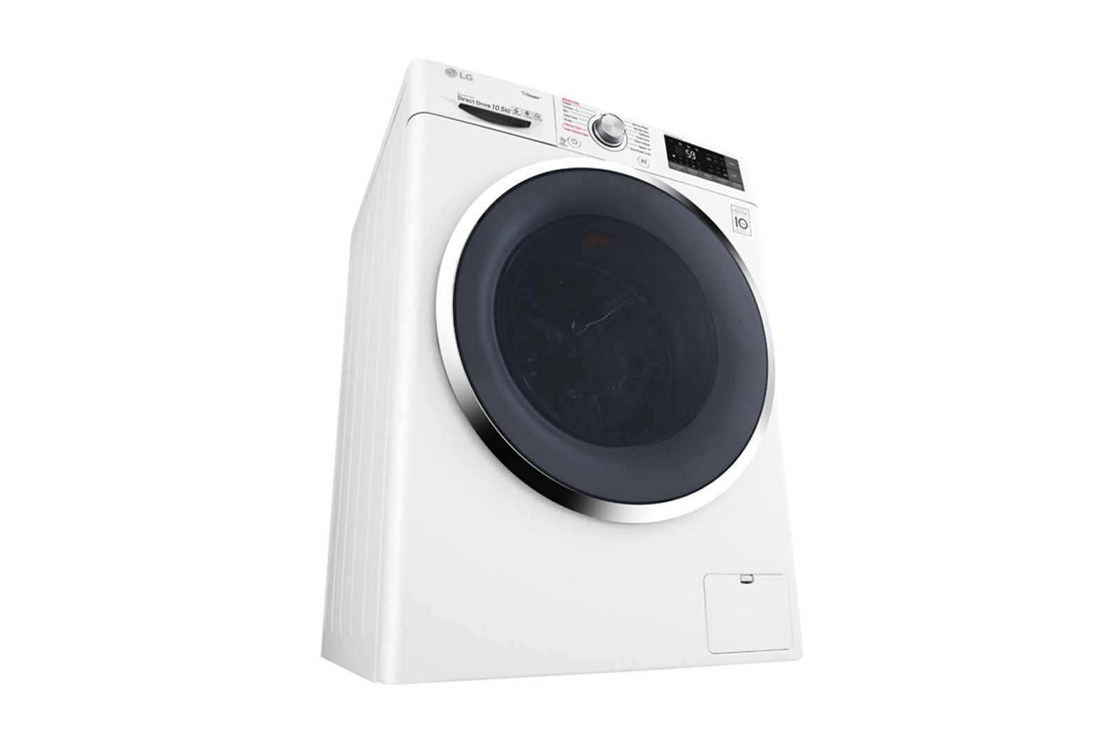 LG 10.5kg Front load washing machine, White Color, TurboWash™, SmartThinQ (wi-fi) , WFS1114WHN