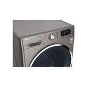 LG 10.5kg Front load washing machine, Silver Color, TurboWash™, SmartThinQ (wi-fi) , WFS1114XMN