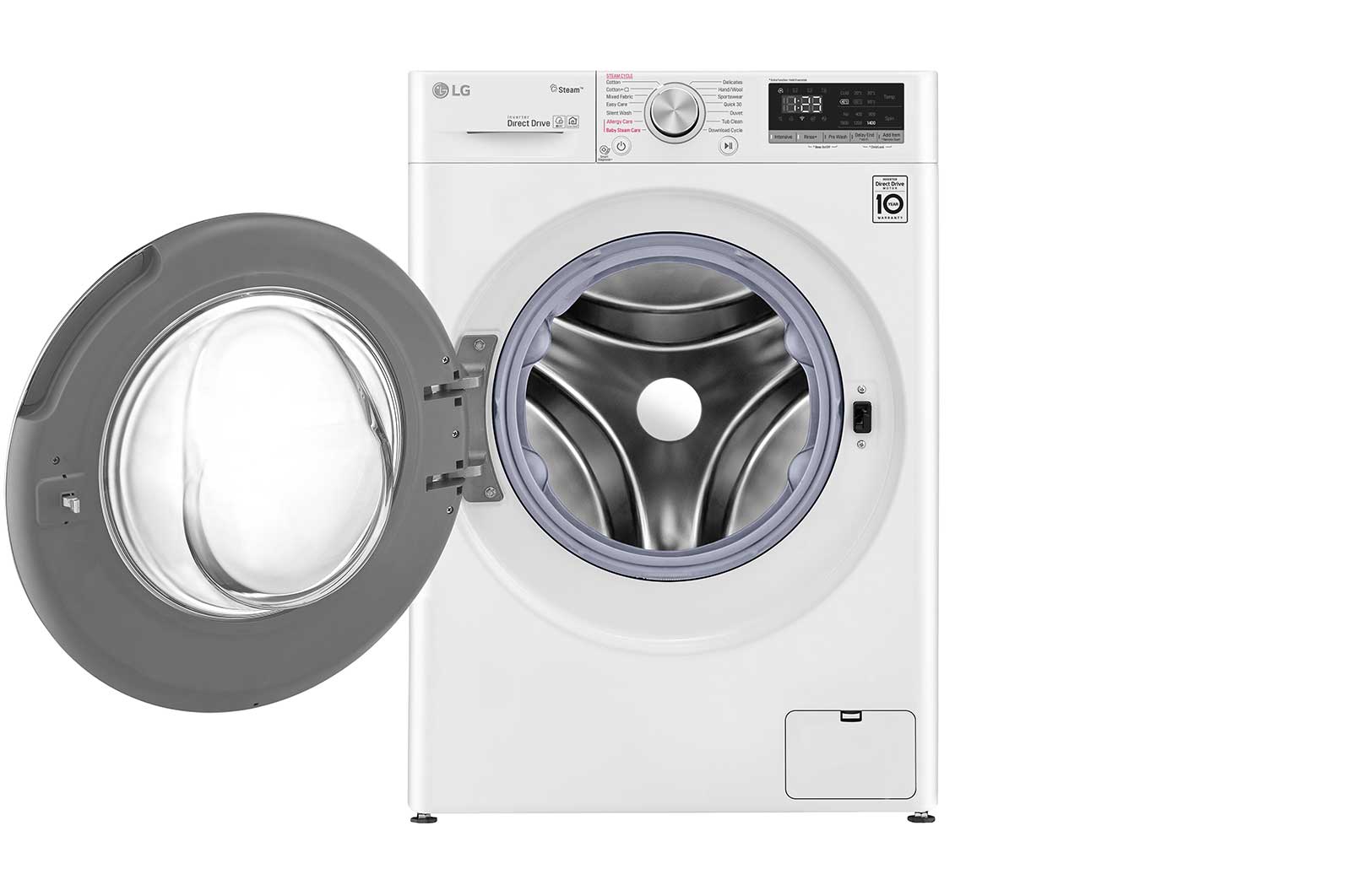 LG 9 kg Front Load washing Machine with AI DD™ ,White color , WFV0914WH