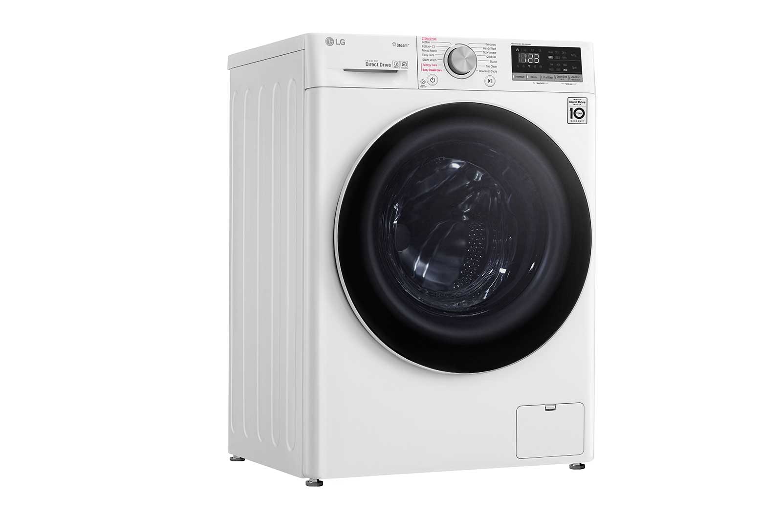 LG 9 kg Front Load washing Machine with AI DD™ ,White color , WFV0914WH