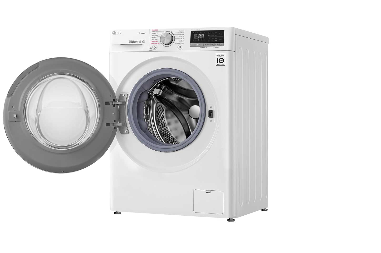 LG 9 kg Front Load washing Machine with AI DD™ ,White color , WFV0914WH