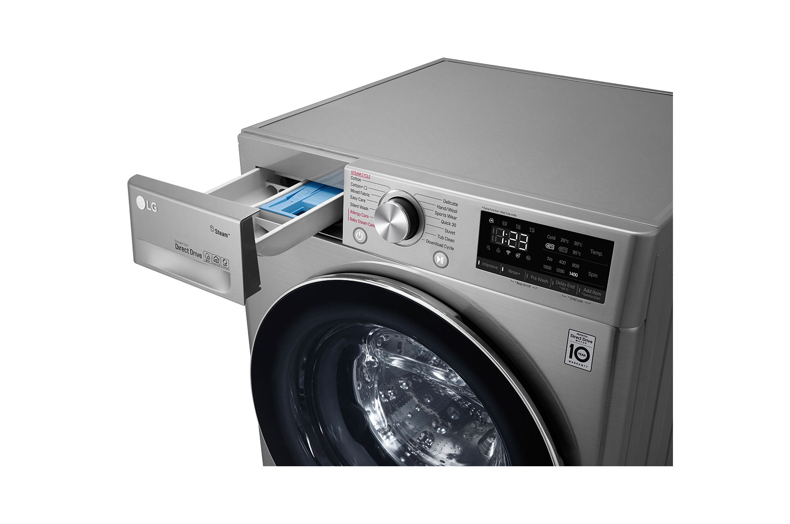 LG 9 kg Front Load washing Machine with AI DD™ ,VCM color, WFV0914XM