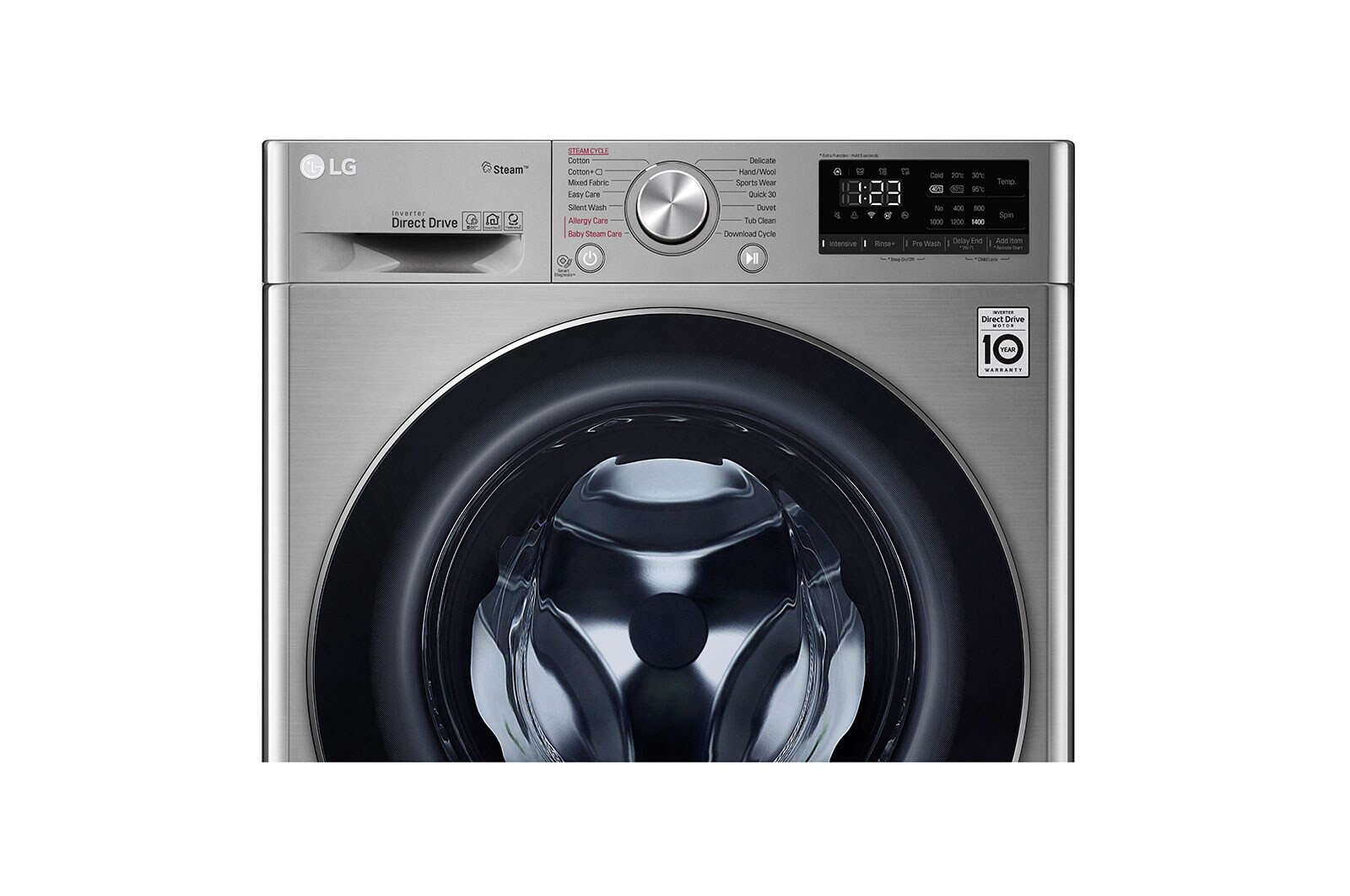 LG 9 kg Front Load washing Machine with AI DD™ ,VCM color, WFV0914XM