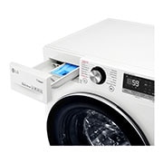 LG 10.5 kg Front Load washing Machine with AI DD™ ,White color , WFV1114WHT