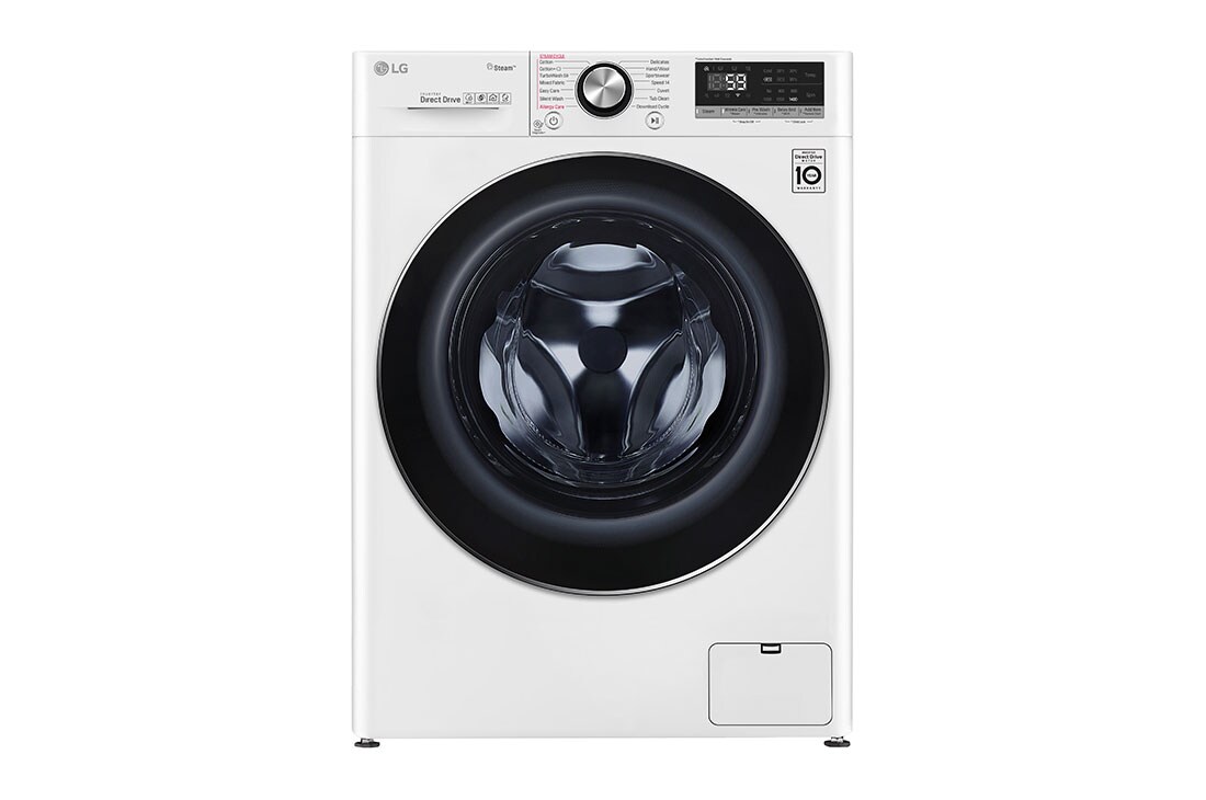 LG 10.5 kg Front Load washing Machine with AI DD™ ,White color , WFV1114WHT