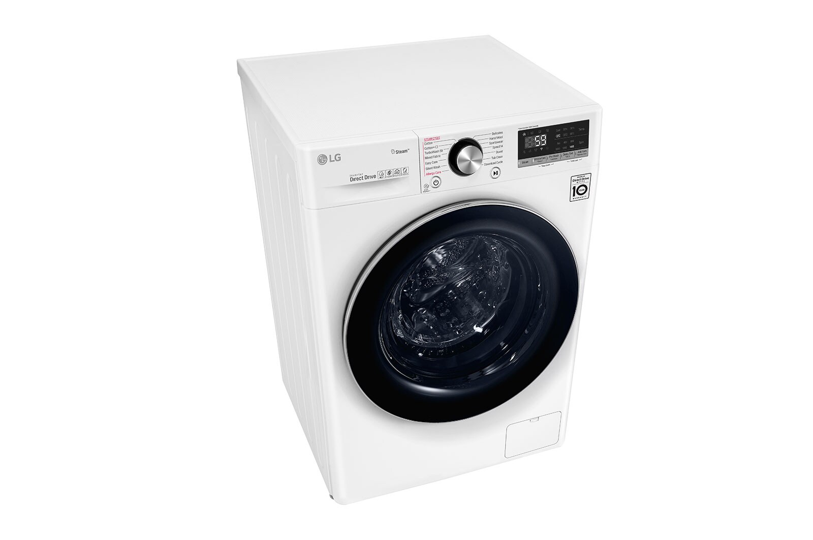 LG 10.5 kg Front Load washing Machine with AI DD™ ,White color , WFV1114WHT