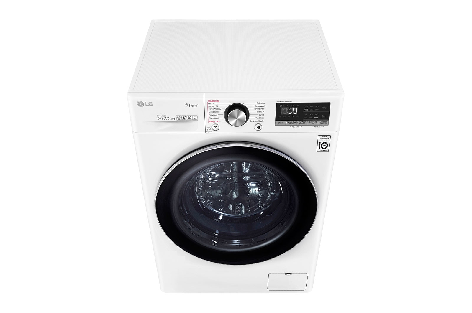 LG 10.5 kg Front Load washing Machine with AI DD™ ,White color , WFV1114WHT