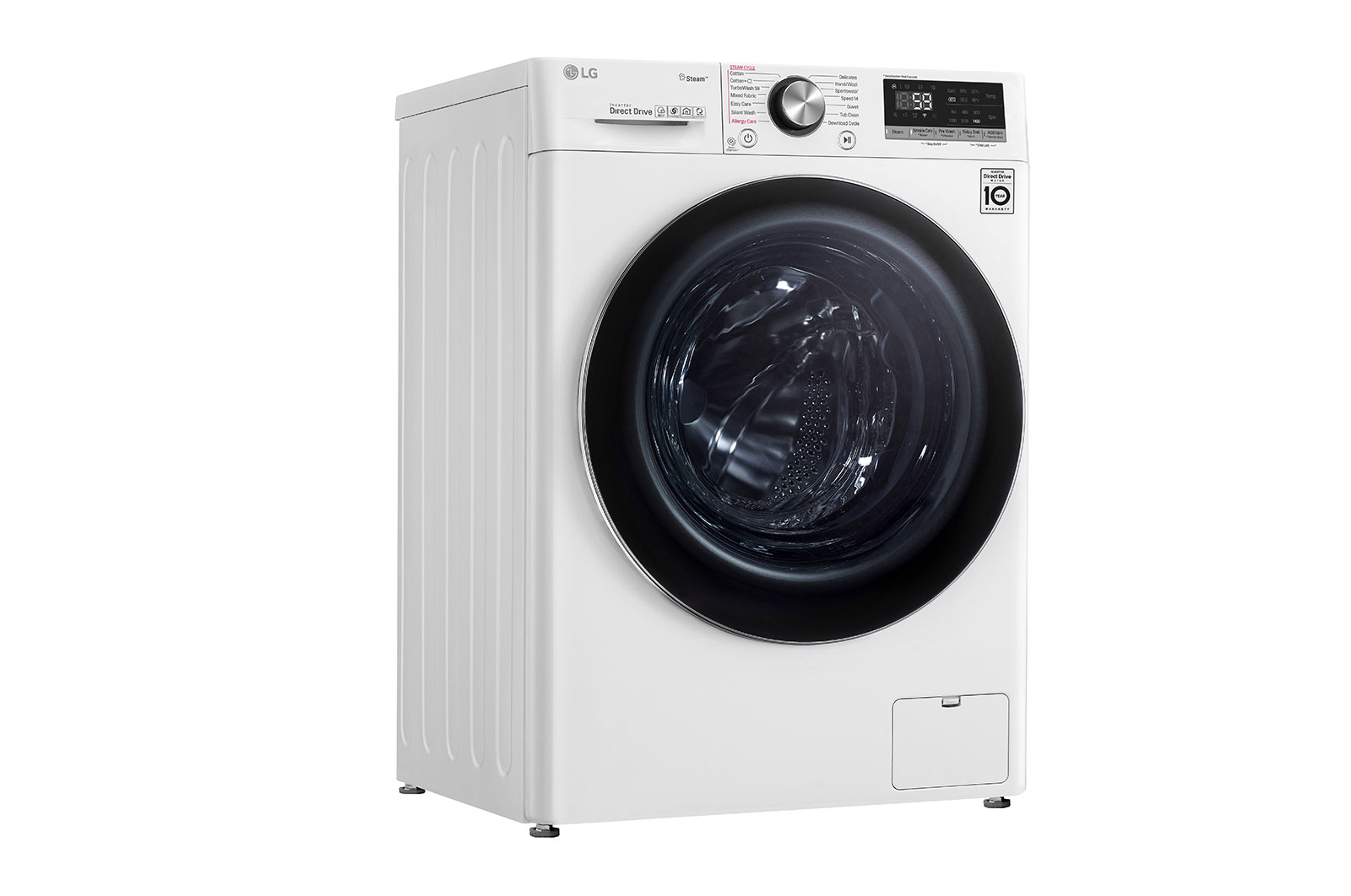 LG 10.5 kg Front Load washing Machine with AI DD™ ,White color , WFV1114WHT